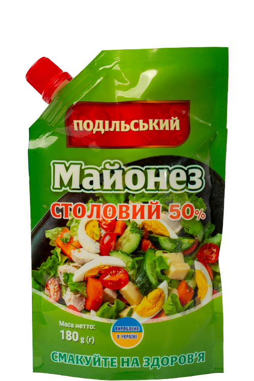 Майонез “Столовий” 50% Дойпак