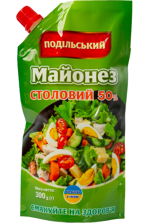 Майонез “Столовий” 50% Дойпак