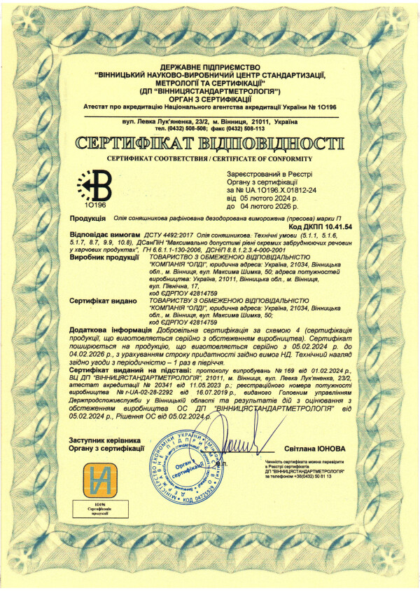 Сертифікати